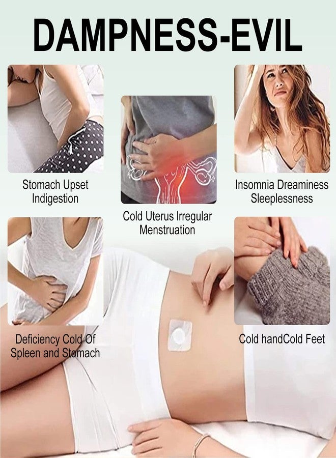 فايند باك 40 قطعة من لاصقات السرة المصنوعة من عشبة الشيح - حبوب ولصقات طبيعية من خلاصة الشيح، لاصقات صحية للبطن بتقنية الكي، تنظيف طبيعي للرطوبة - إزالة السموم، تخفيف التعب، تحسين جودة النوم - Image 5